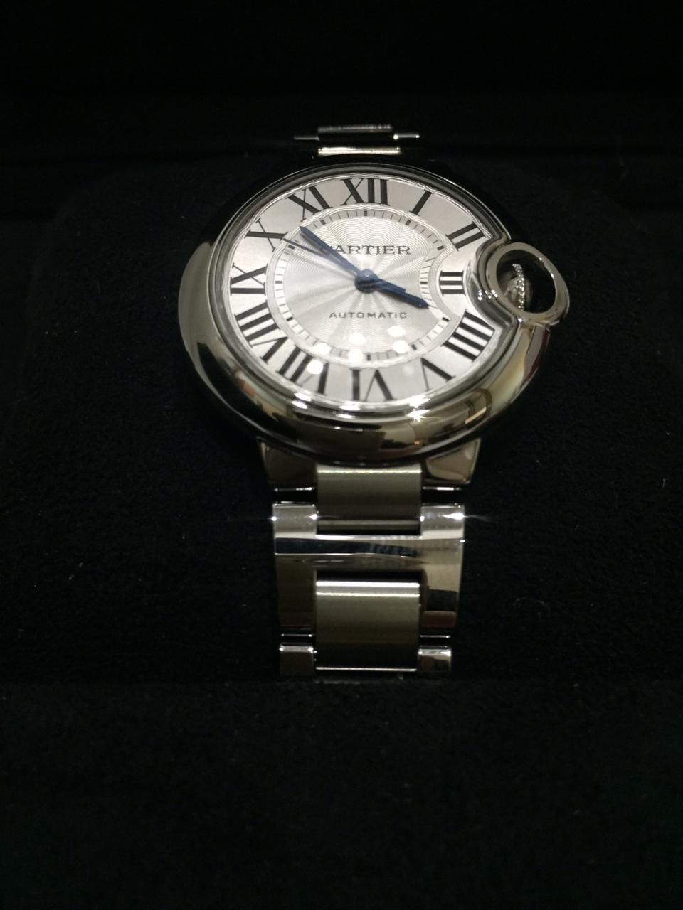 Jual Beli Tukar Tambah Service Jam Tangan Mewah Arloji Original Buy Sell Trade In Service Sold Cartier Santos De Cartier Two Tone Ref W2sa0006 Silver Opaline Dial Automatic 18k Yellow Gold And Steel
