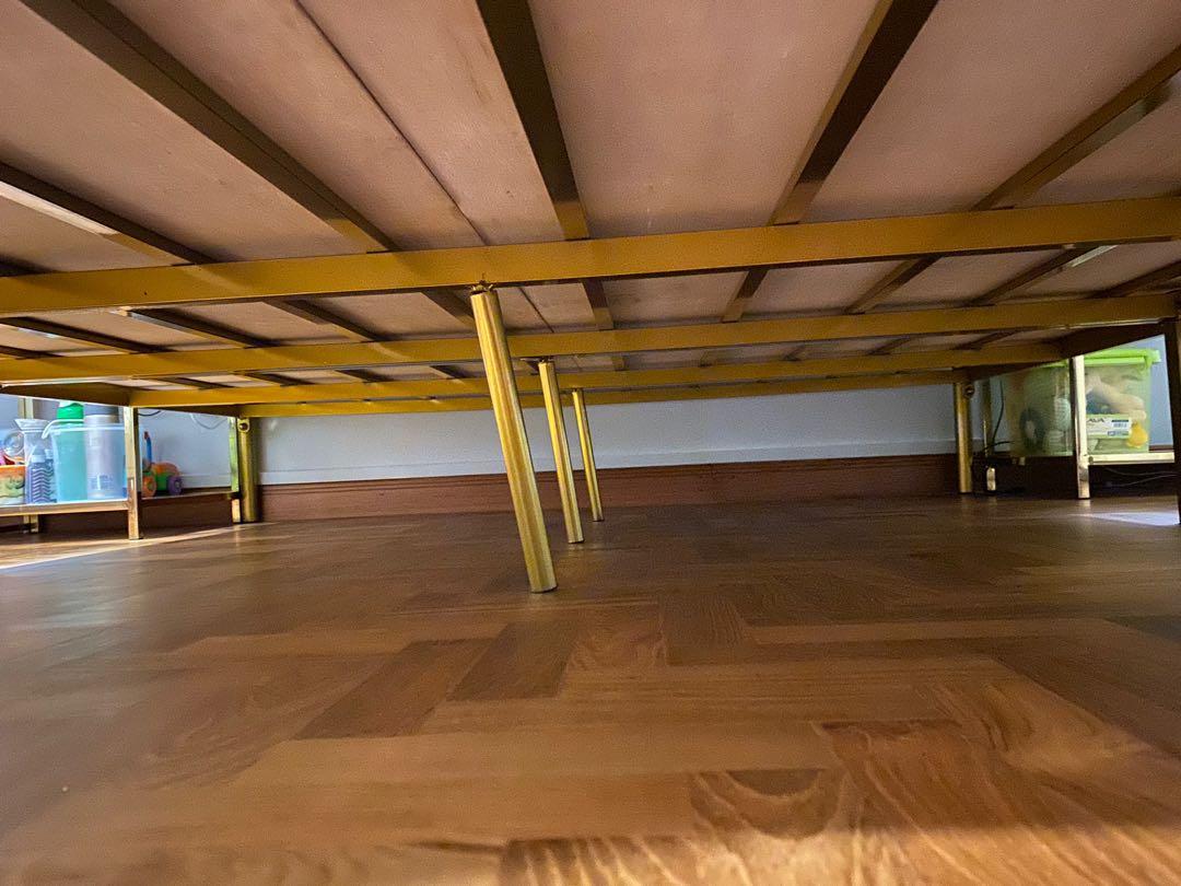 Classy King Size Bed frame, velvet bed head, Furniture & Home Living