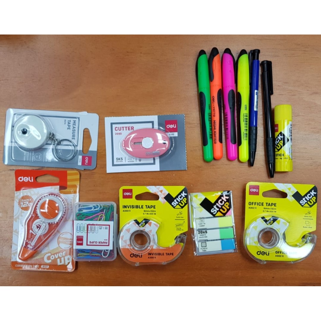 DELI Stationery Pack, Hobbies & Toys, Stationery & Craft, Stationery & School Supplies on Carousell