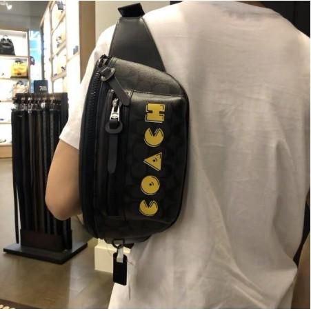 F72924 72923 pac man men s multi zipper chest bag Luxury Bags Wallets on Carousell