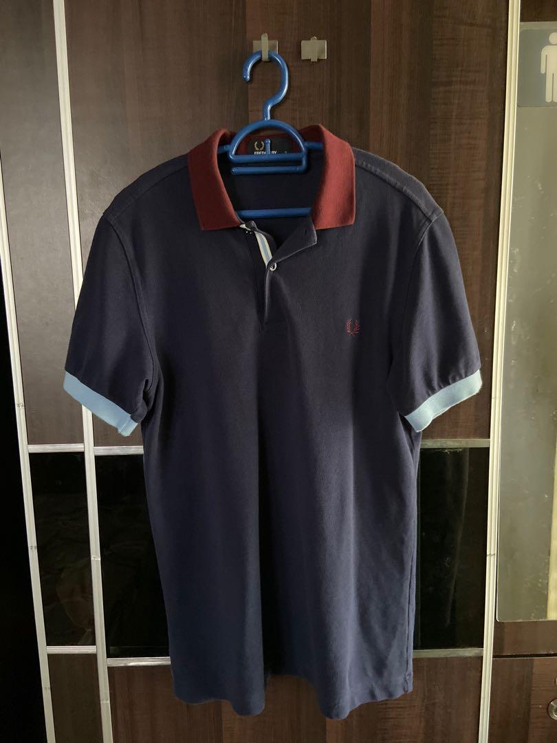 Fred perry bold cuff sale short sleeve polo shirt