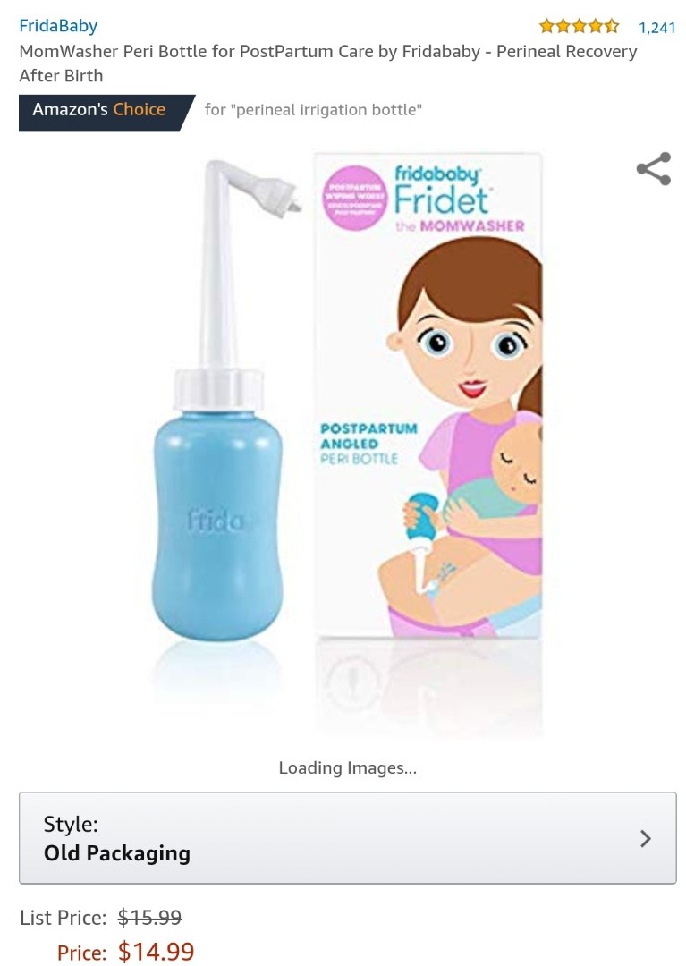 FRIDABABY MOM WASHER POSTPARTUM PERINEAL SPRAY BOTTLE, Beauty & Personal  Care, Sanitary Hygiene on Carousell