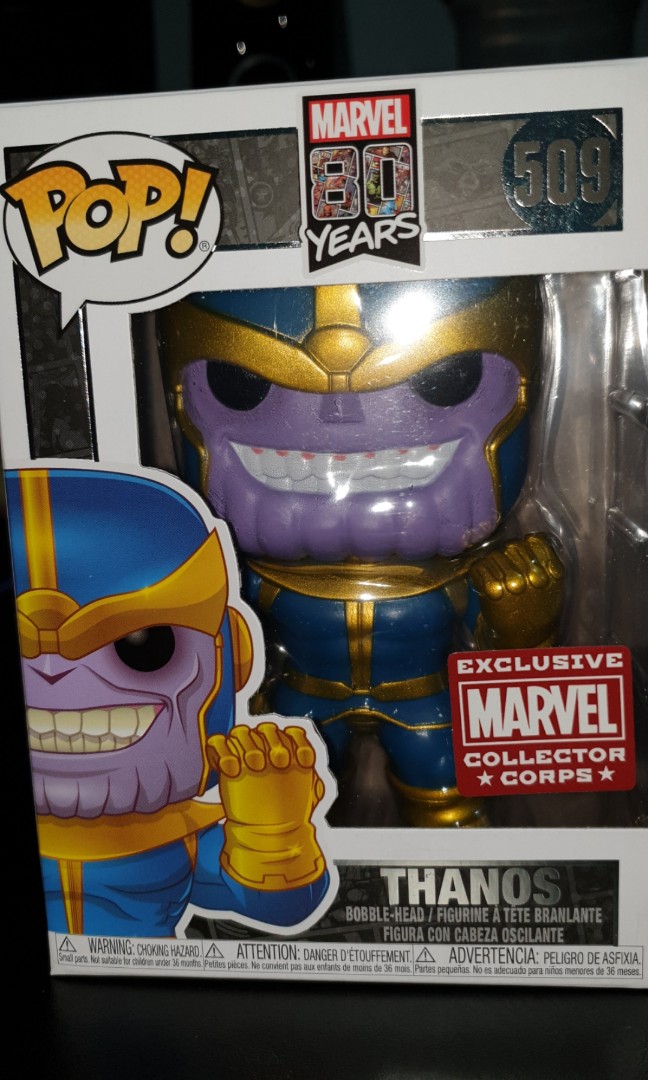 Funko Marvel 80 years collector corps Thanos, Hobbies Toys, Toys