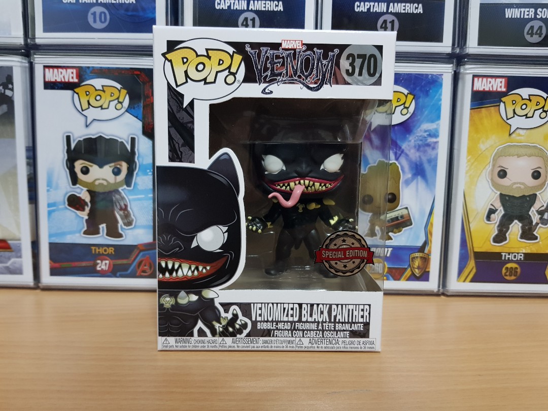 venomized black panther funko pop
