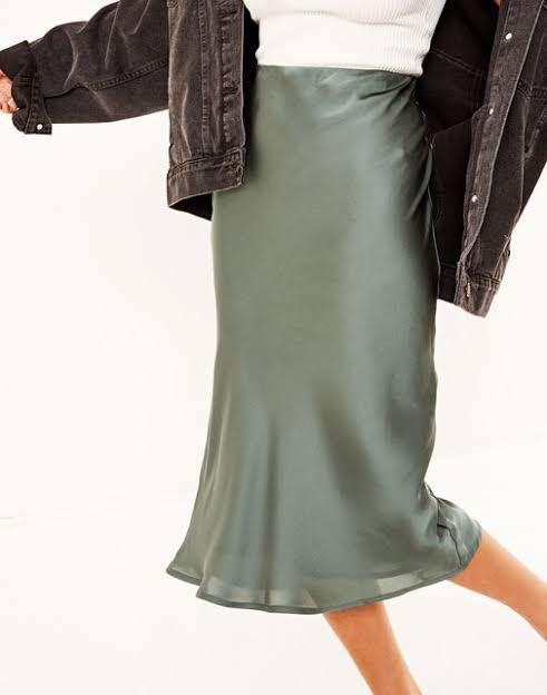 Silk hotsell skirt glassons
