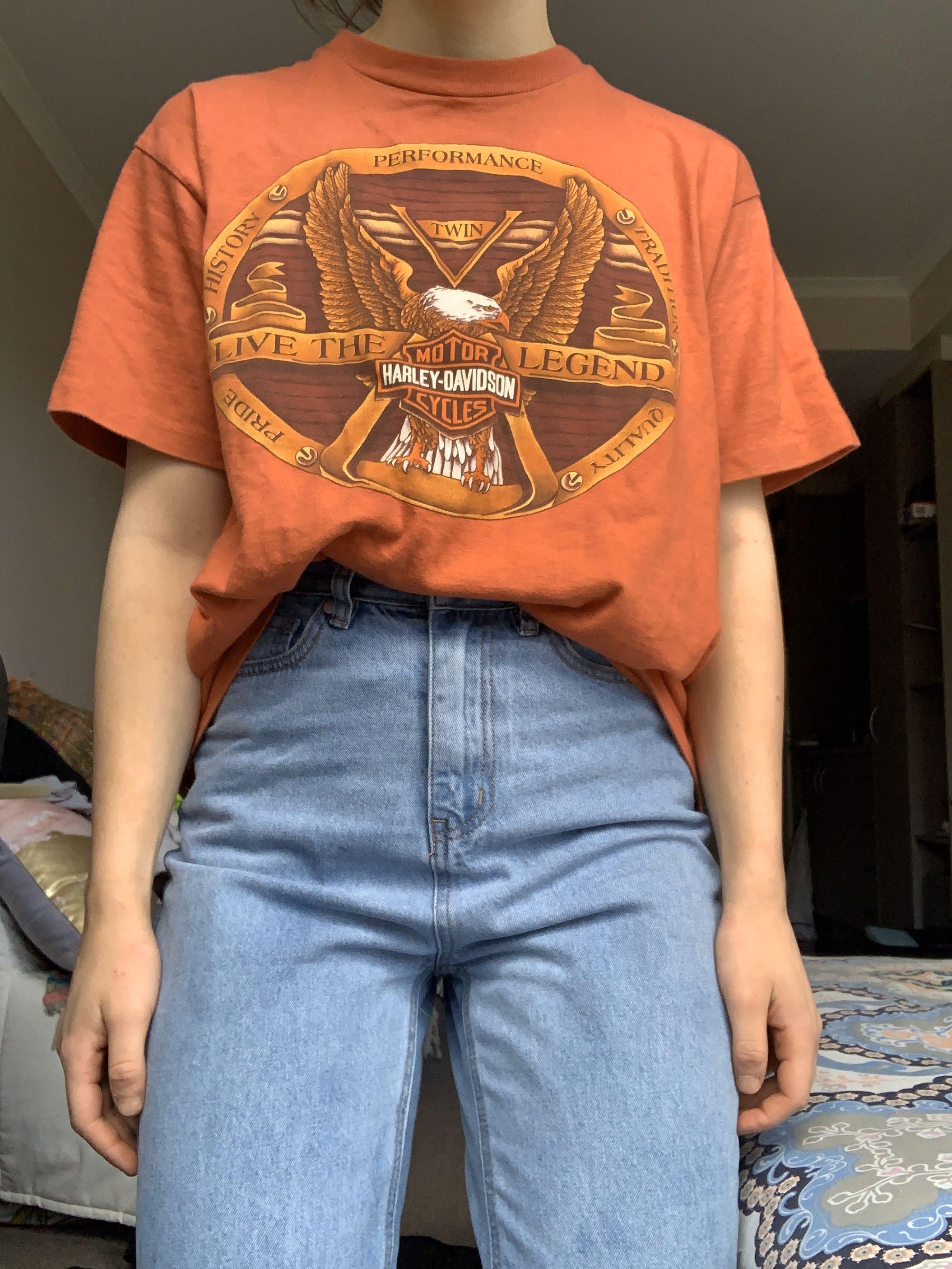 Harley Davidson Shirt Women S Fashion Clothes On Carousell