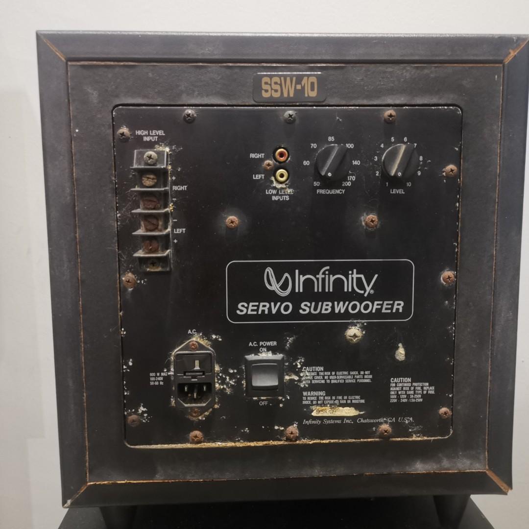 Infinity ssw 10 subwoofer new arrivals