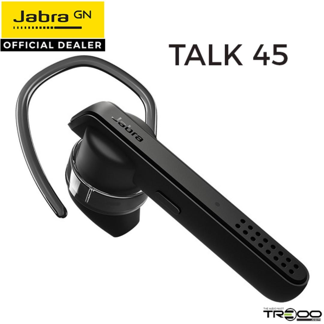 jabra talk 45 noise cancelling bluetooth headset