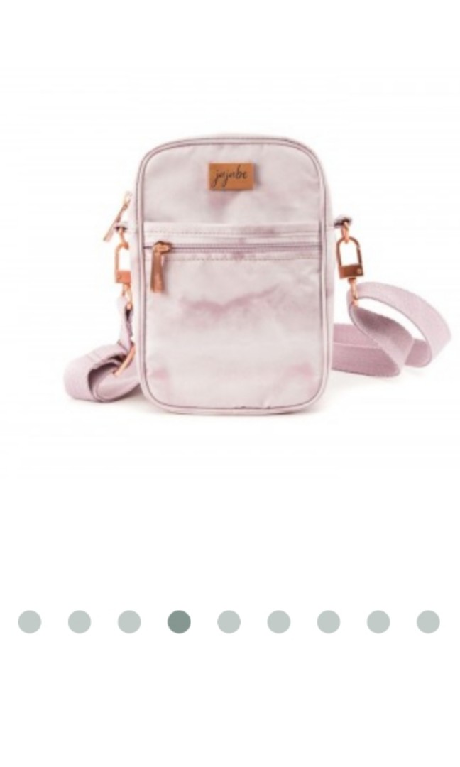 rose gold messenger bag