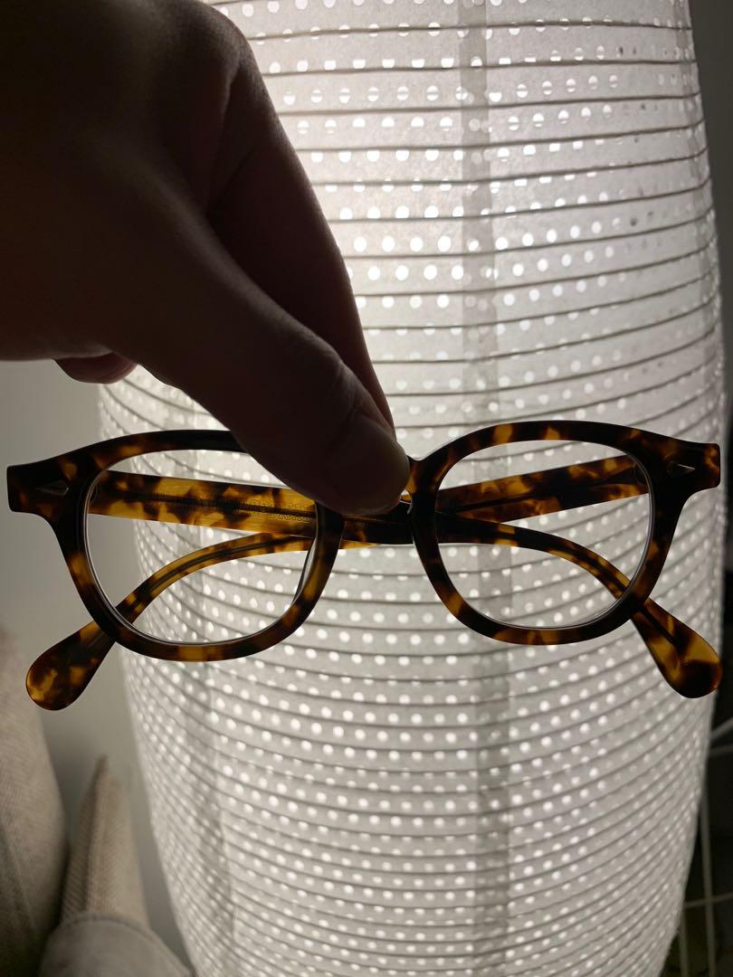 Julius Tart Optical eyewear frame ARNEL tortoise size 44-22, 男裝 