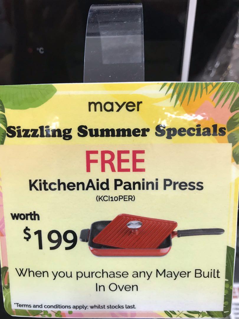 kitchenaid grill and panini press