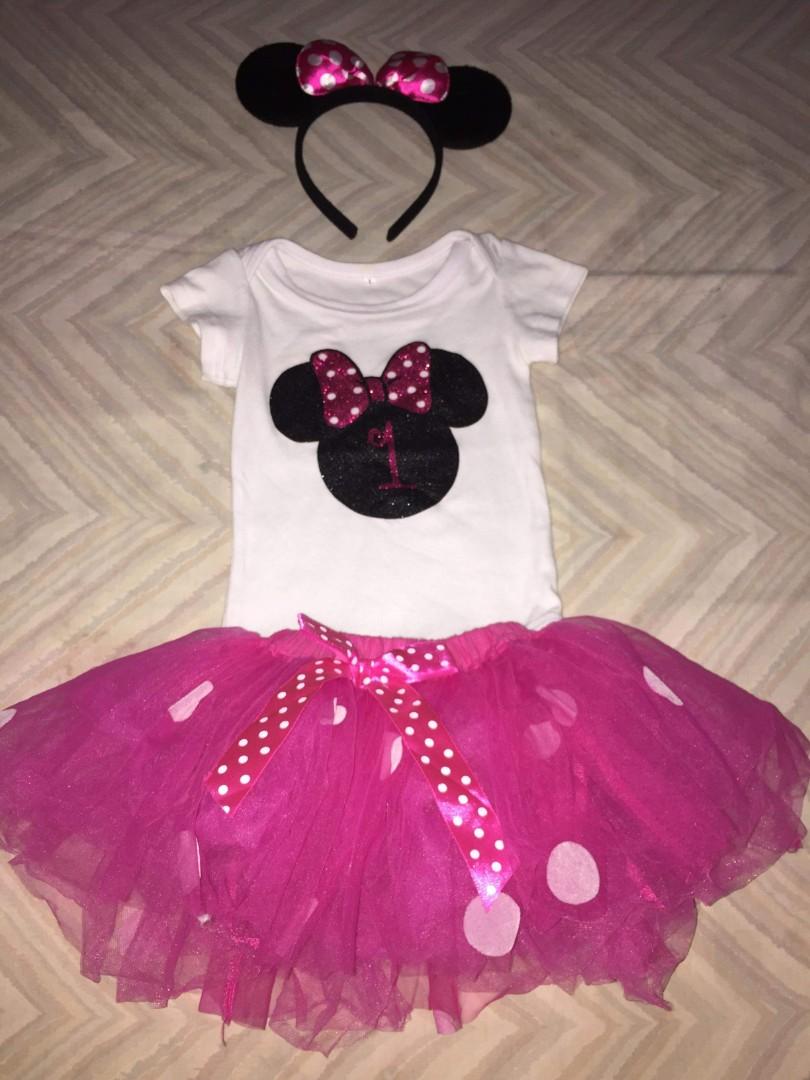 minnie mouse outfit 1 year old