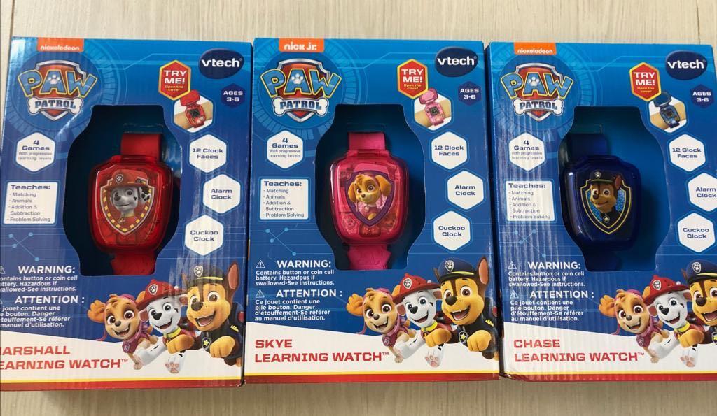 vtech paw patrol marshall learning watch