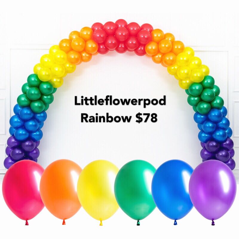 Balloon arch rainbow, Everything Else on Carousell