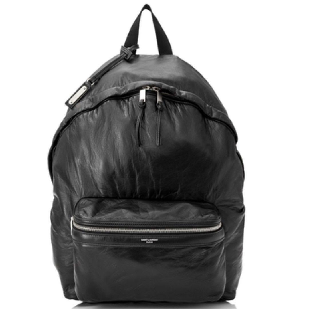 saint laurent foldable backpack