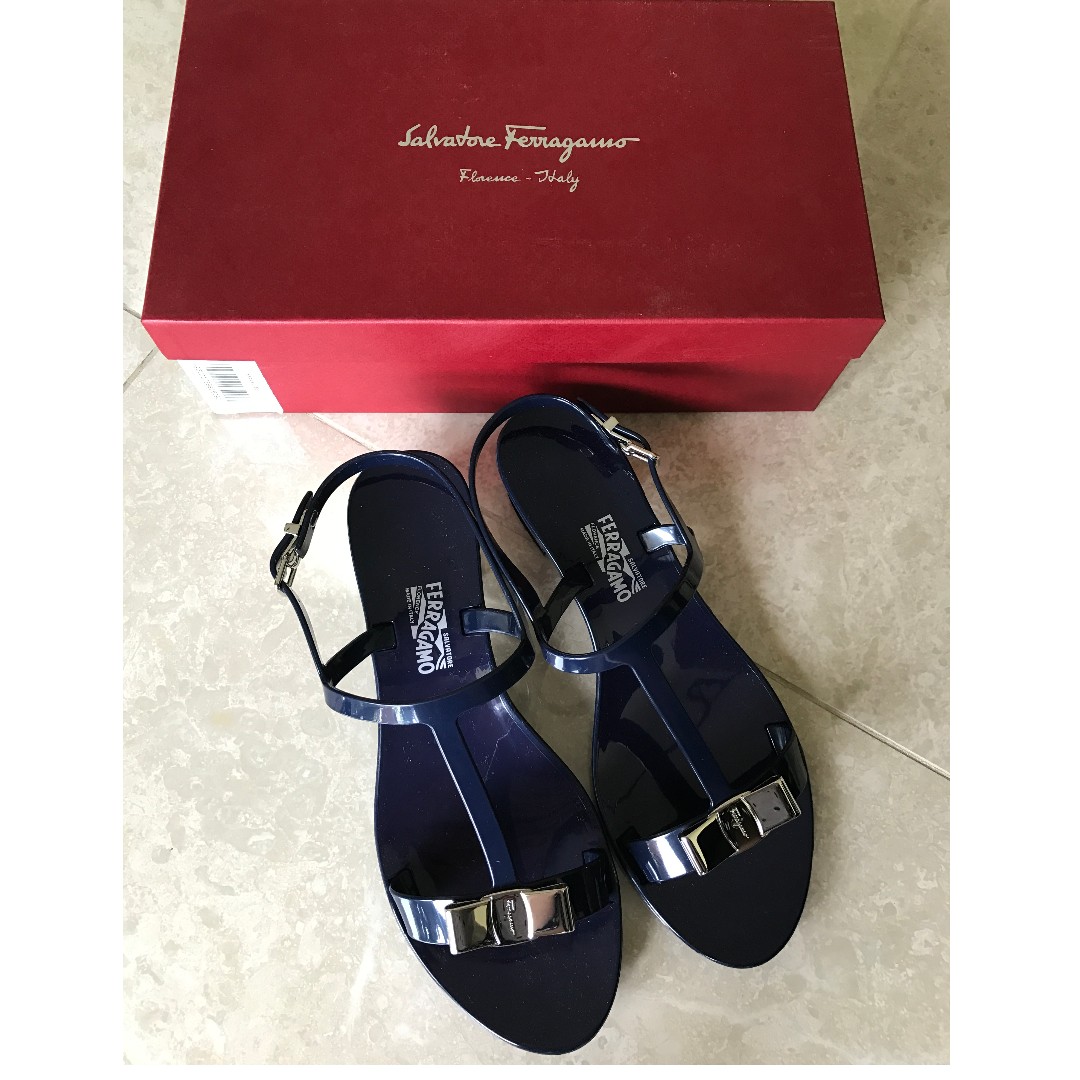 Salvatore Ferragamo Favilia Jelly City Sandals Size 9