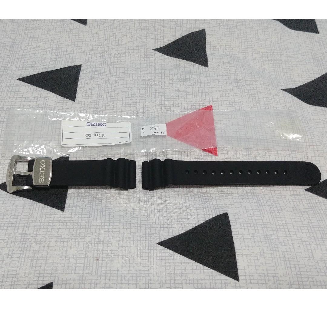 seiko R02F011J0 22mm Rubber Strap mint authentic for skx turtle etc Luxury Watches on Carousell