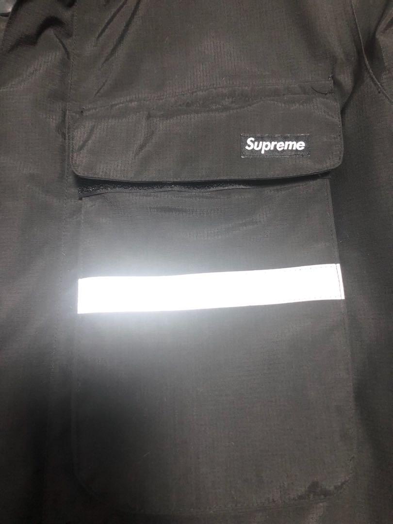 supreme hi vis taped seam jacket