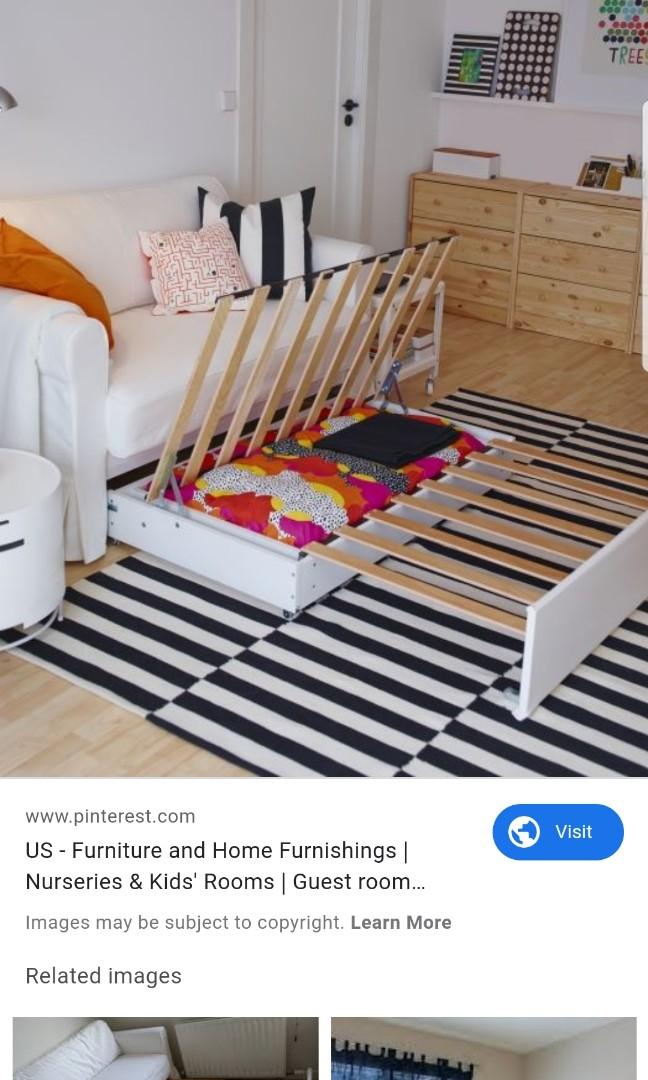 Sofa bed. Stronger than ikea, larger than super single, Furniture, Beds