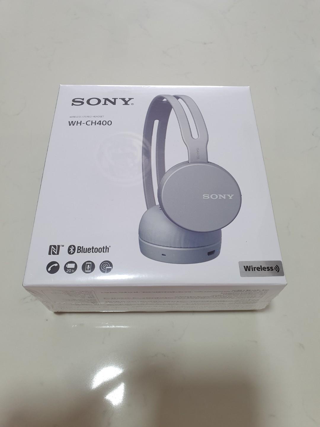 Sony WHCH400 Wirless Stereo Headset, Audio, Headphones & Headsets on Carousell