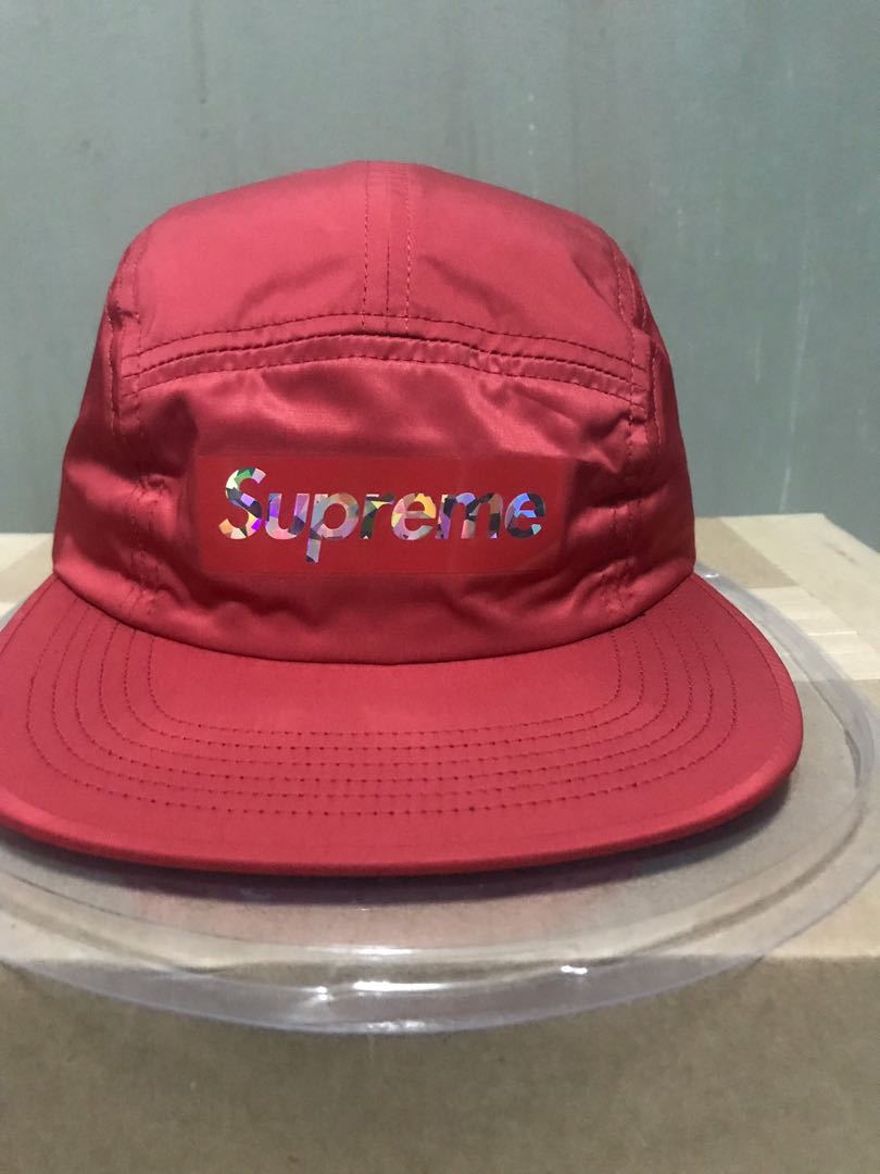 Supreme holographic camp cap store