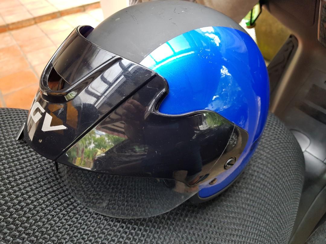 Used helmet for sale. Cannot fit for my pillion Motorcycles
