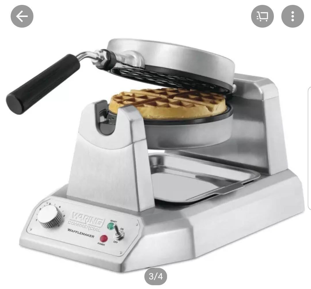 how to clean waring pro waffle maker