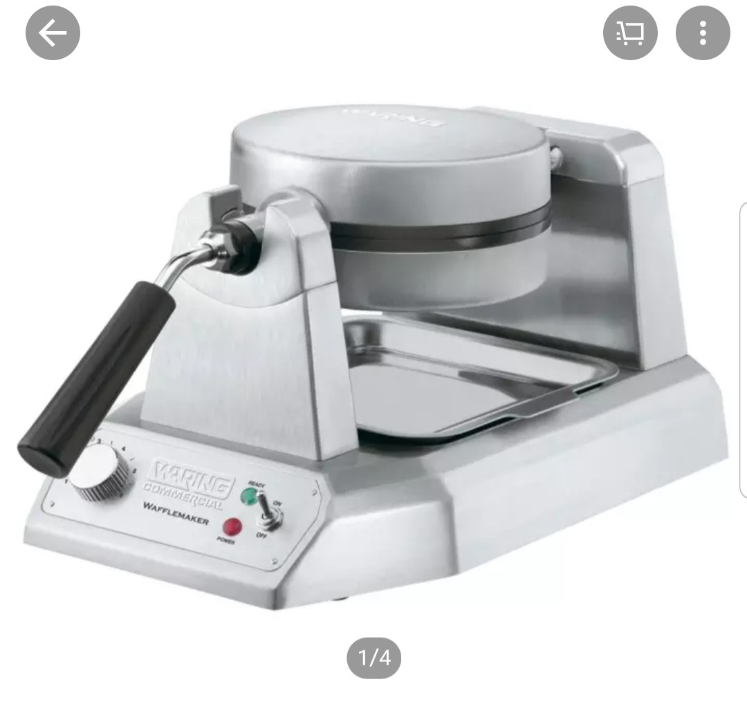 how to clean waring pro waffle maker