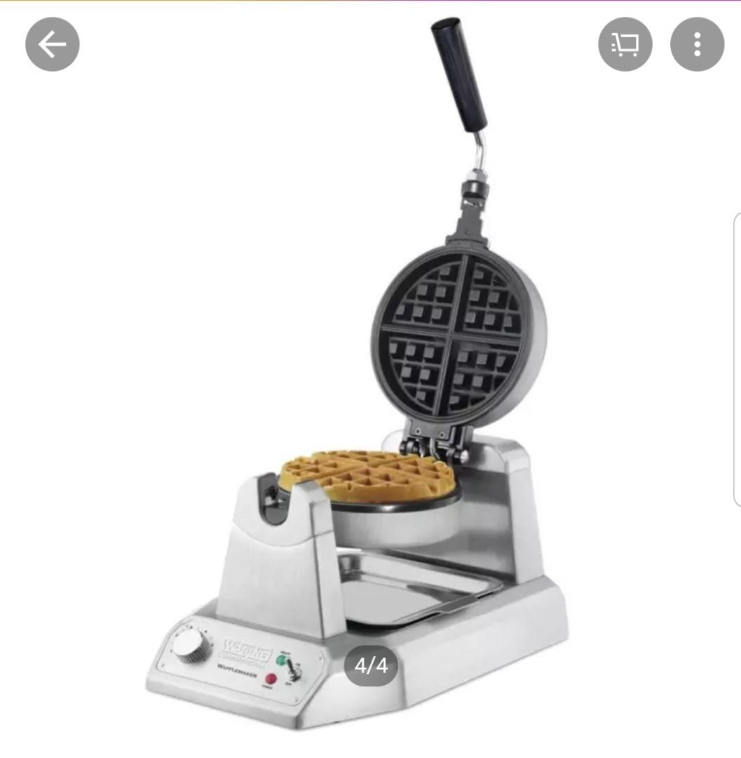 how to clean waring pro waffle maker