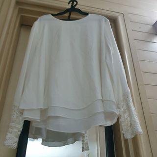 Zara Chiffon Lace Applique Cuffs