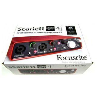 Focusrite Scarlett 2i4 (2nd Gen) 2 In/4 Out USB Recording Audio Interface