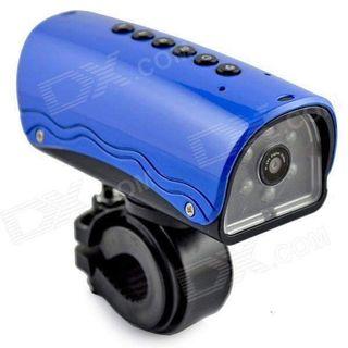 Bike mtb camcorder with led light action camera for roadbike fixie