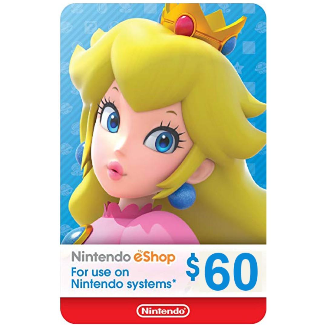 60 dollar eshop card