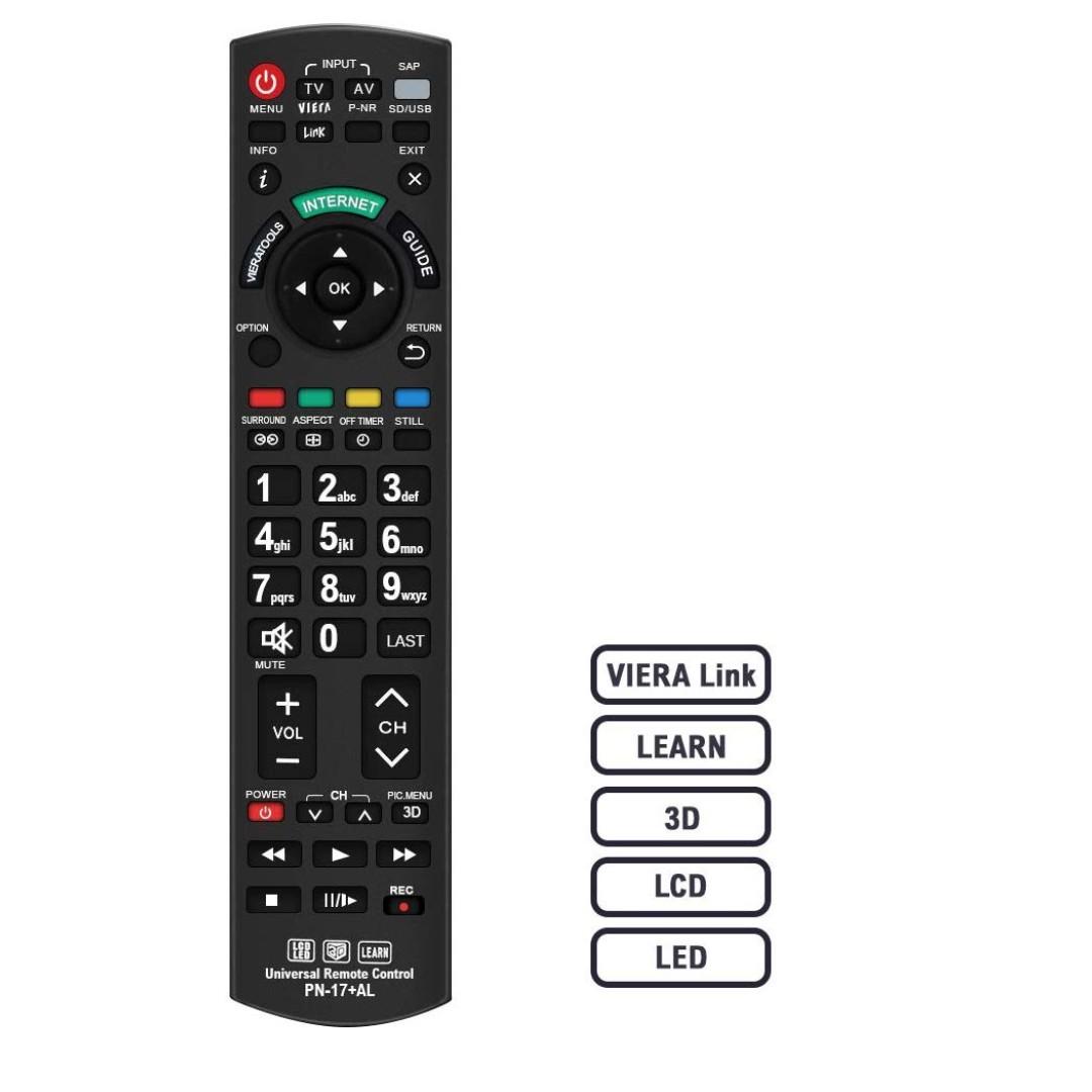 Universal Remote Control for Panasonic Plasma LED LCD HDTV 3D