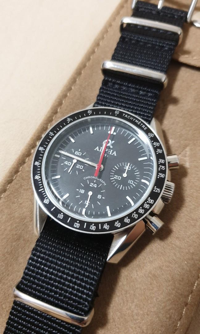 Alpha speedmaster homage hot sale