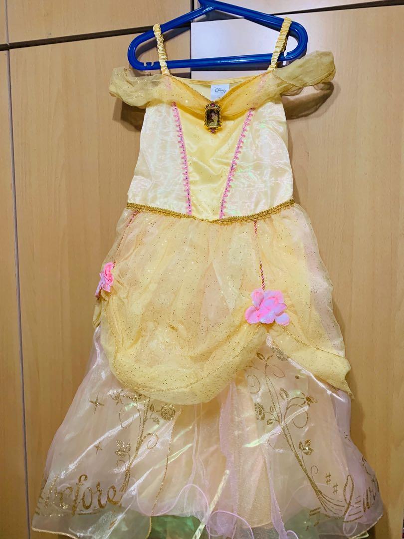 Belle Disney dress, Babies & Kids, Babies & Kids Fashion on Carousell