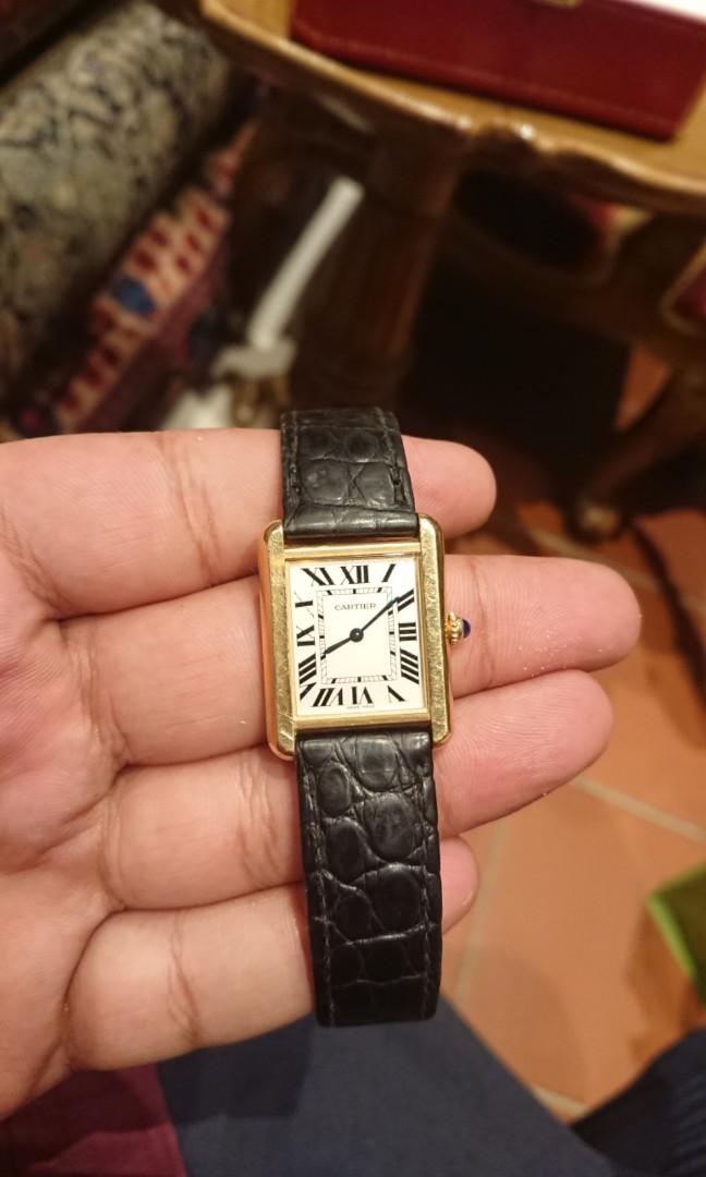cartier tank solo gold review