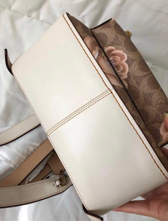 campus backpack 23 in signature rose print