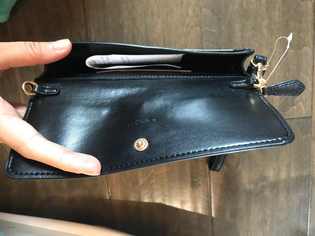 Foldover discount wristlet coach