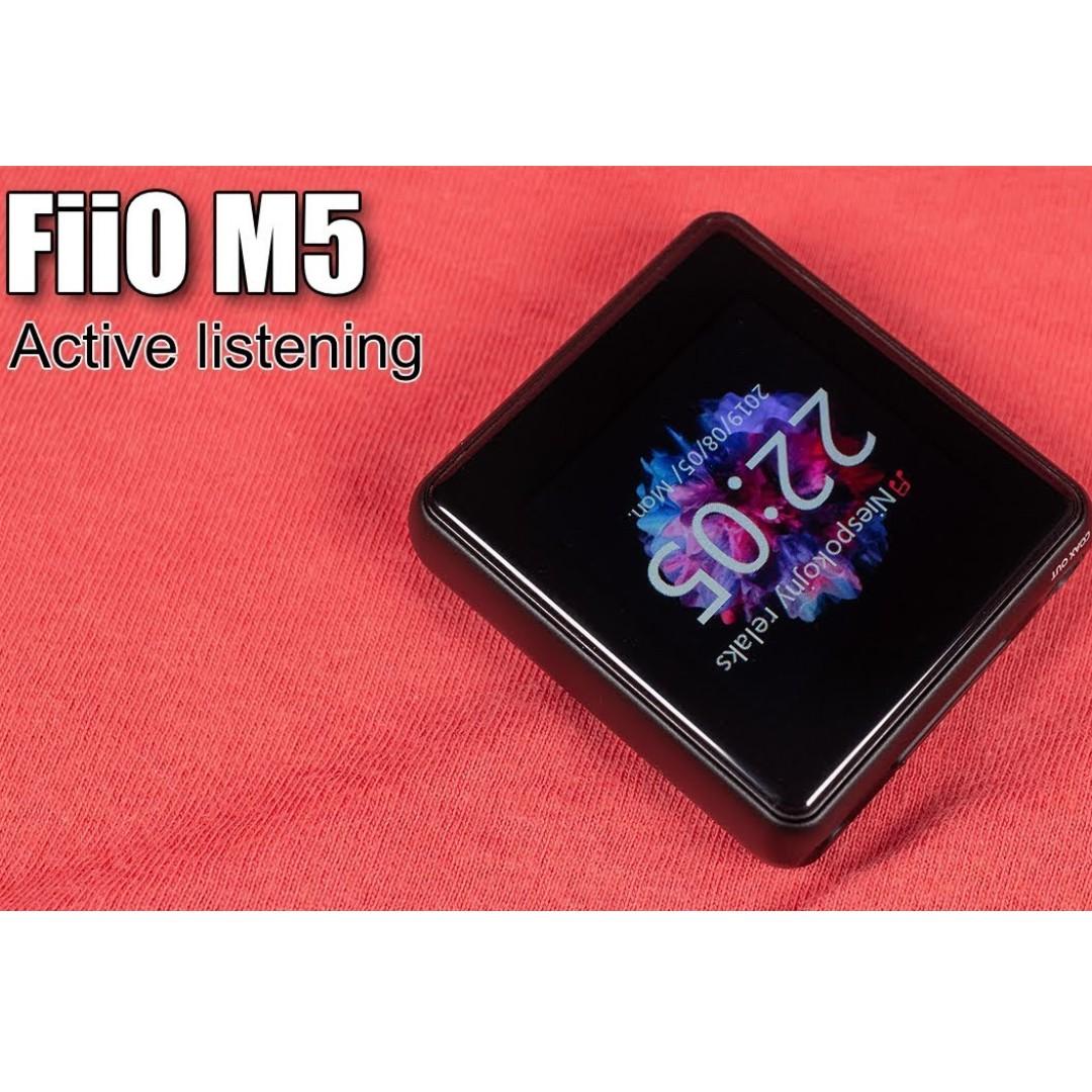 全新FiiO M5 播放器DAP 迷你輕薄5色硬解DSD USB DAC 通話+錄音運動計步