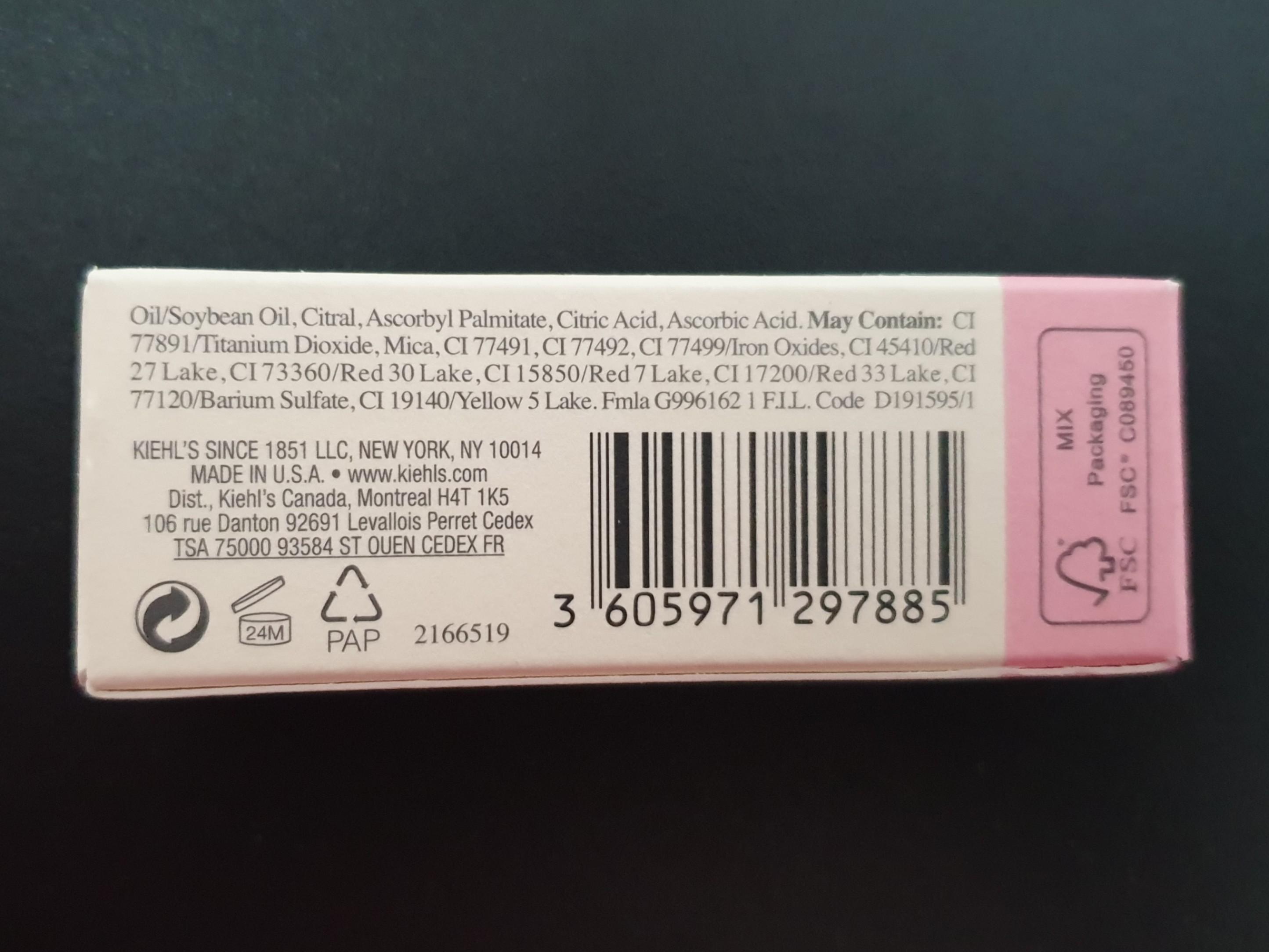 Kiehl's Butterstick Lip Treatment Pure Petal SPF 25, Beauty