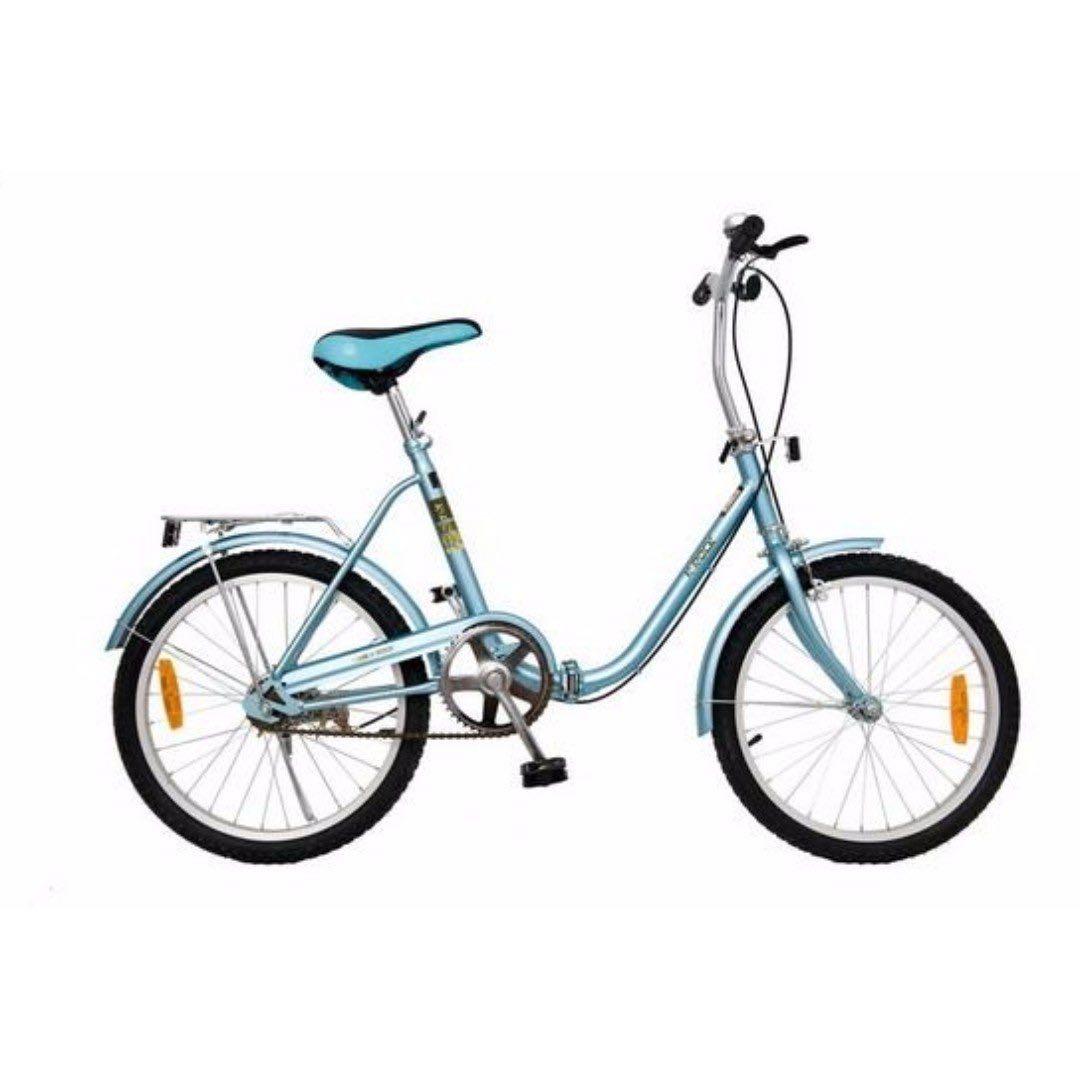 K Rock 全新未開封摺合單車藍色model Tmn01a 運動產品 單車 Carousell