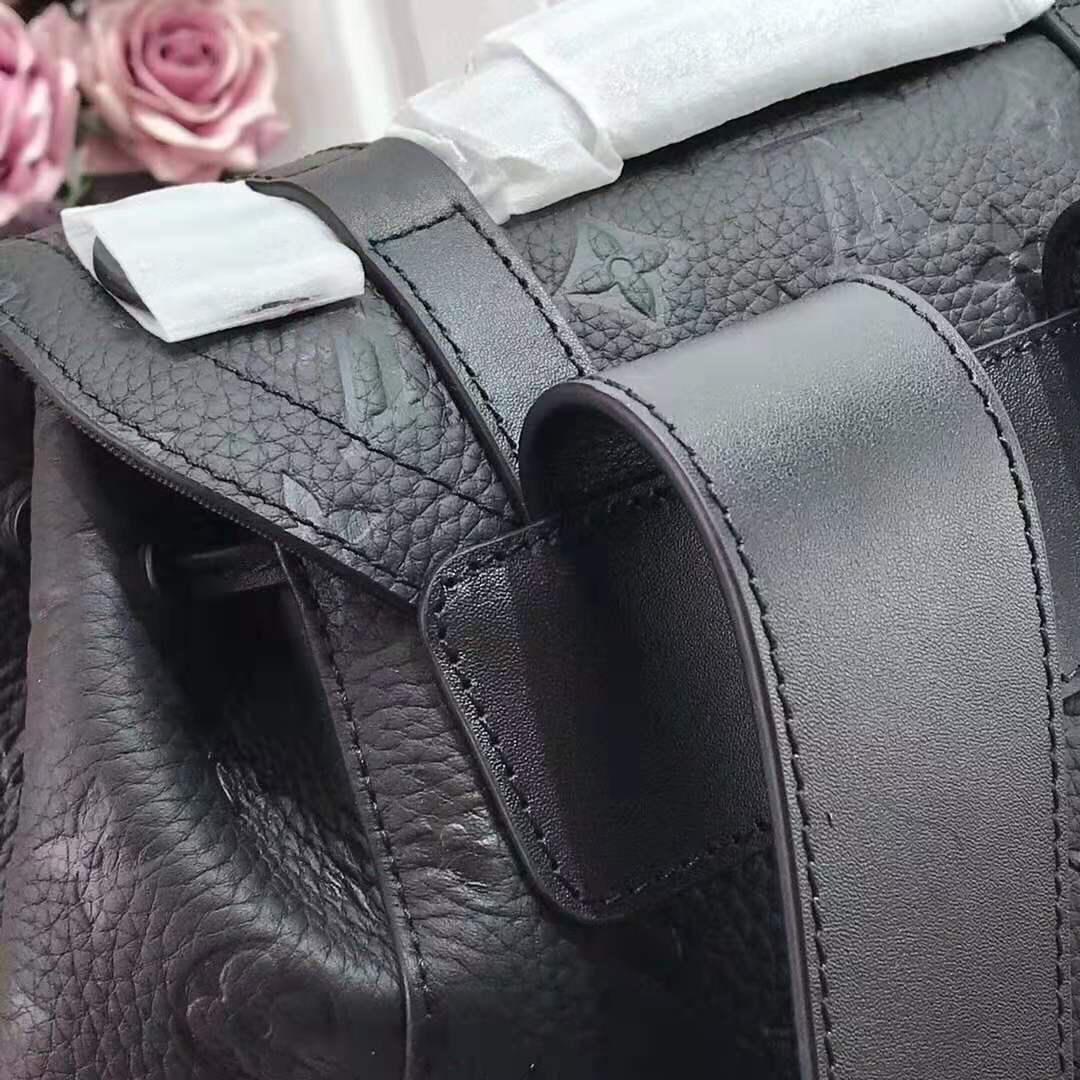 Louis Vuitton Virgil Abloh Christopher Backpack Black Monogram Leather  Brand New