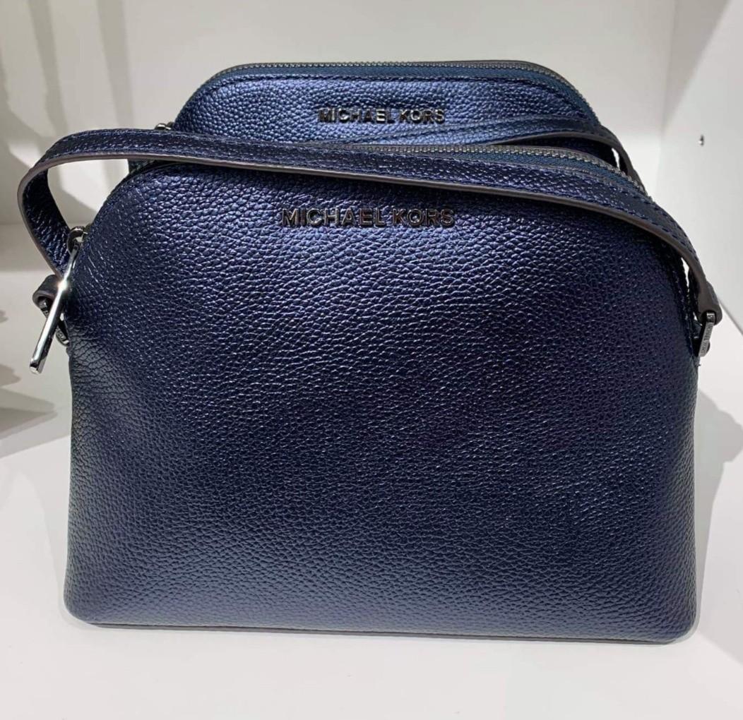 MICHAEL KORS Adele Leather Med Dome Crossbody Bag 35H8GAFC8M