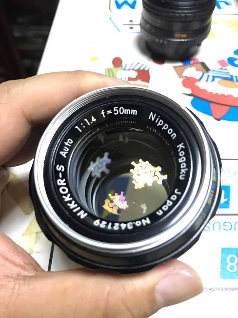 Nikon non -ai 50mm f1.4已改ai, 攝影器材, 鏡頭及裝備- Carousell
