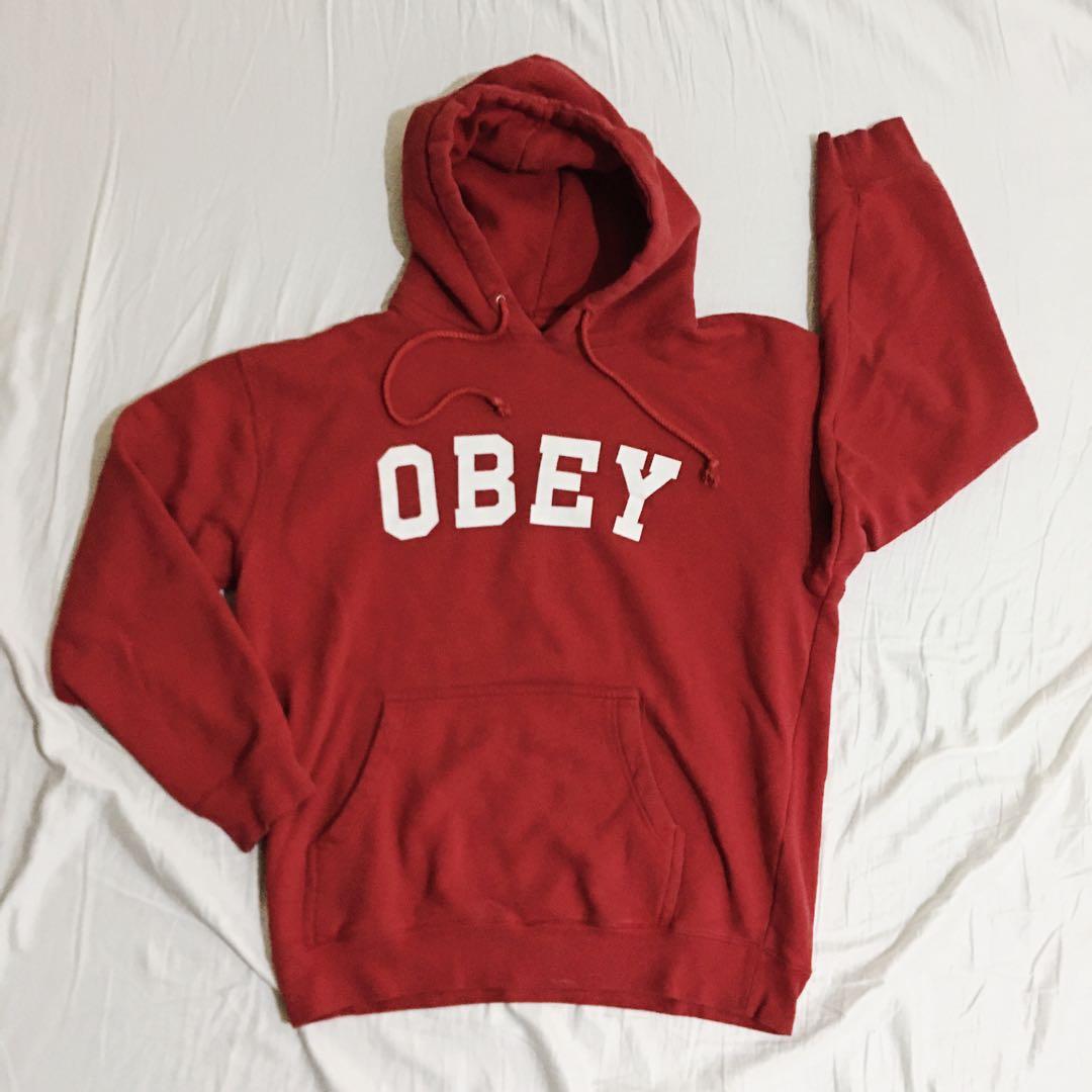 Red obey sweater outlet
