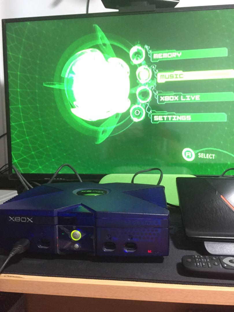 ORIGINAL / FIRST GENERATION XBOX and XBOX LIMITED EDITION ICE BLUE