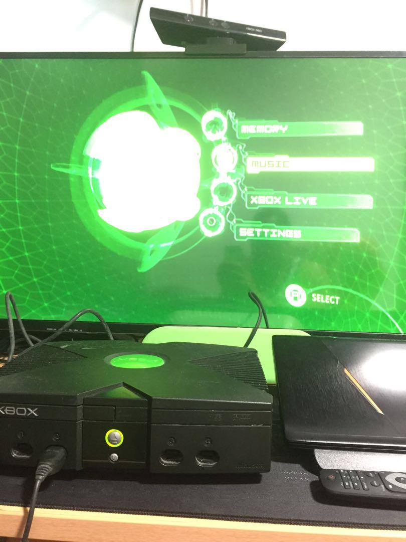 ORIGINAL / FIRST GENERATION XBOX and XBOX LIMITED EDITION ICE BLUE