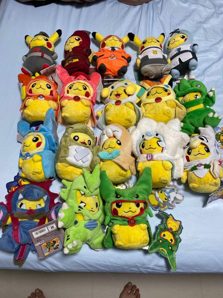 pikachu cosplay plush