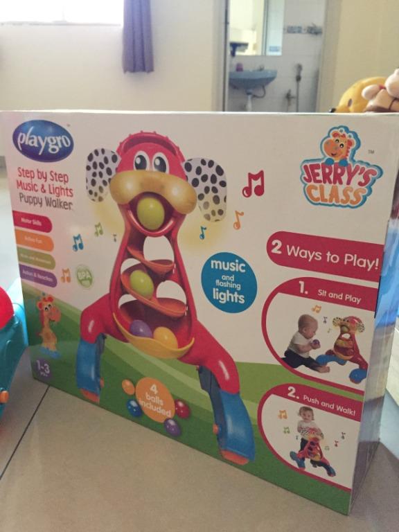 Playgro Step by Step Puppy Walker Babies Kids Infant Playtime